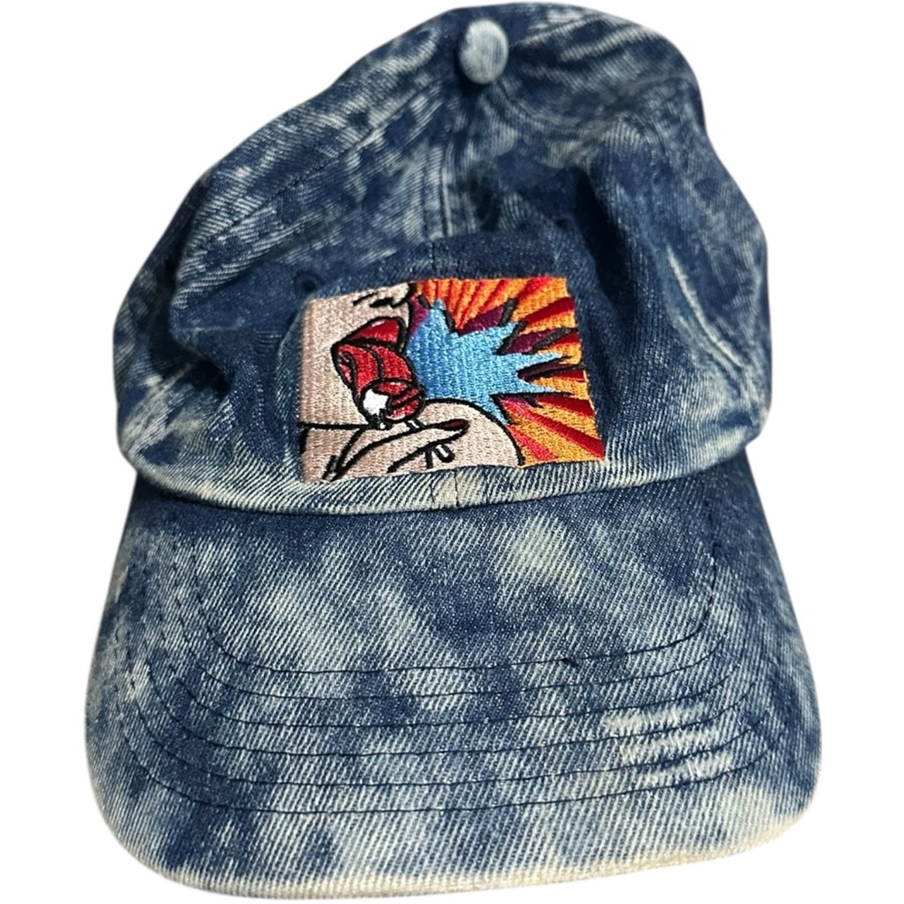 Black Keys Tie Dye Pokry Hat Blue Denim One Size